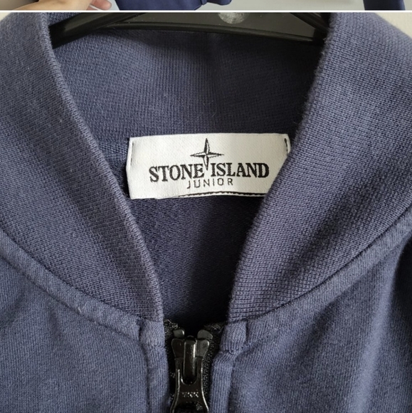 Stone Island Junior (14 yrs) logo patch bomberjacket EUC - Picture 5 of 7